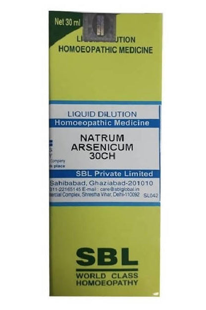 SBL Homeopathy Natrum Arsenicum Dilution