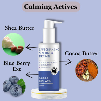 Dermistry Calming Body Wash & Calming Face Wash