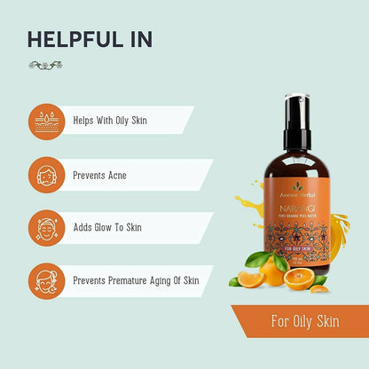 Avimee Herbal Narangi Pure Orange Peel Water For Oily Skin
