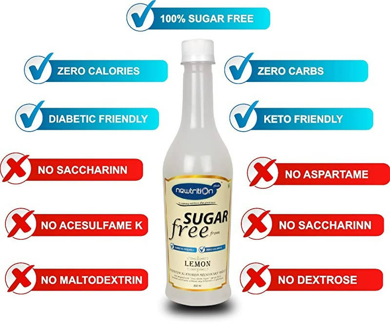 Newtrition Plus Sugar Free Lemon Syrup