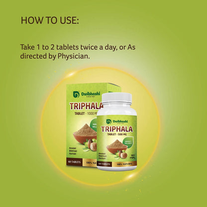 Dwibhashi Triphala Tablets