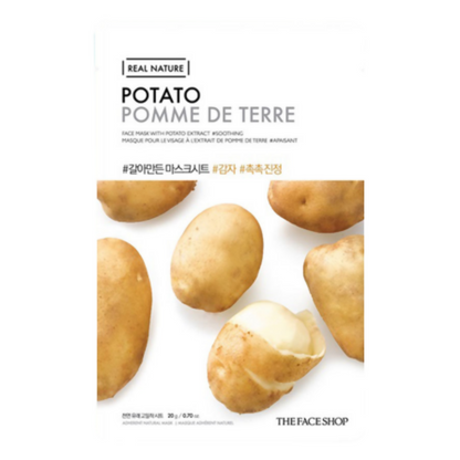 The Face Shop Real Nature Potato Face Mask - usa canada australia