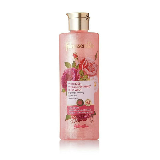 Fabessentials Wild Rose Wheatgerm Honey Body Wash - BUDNEN