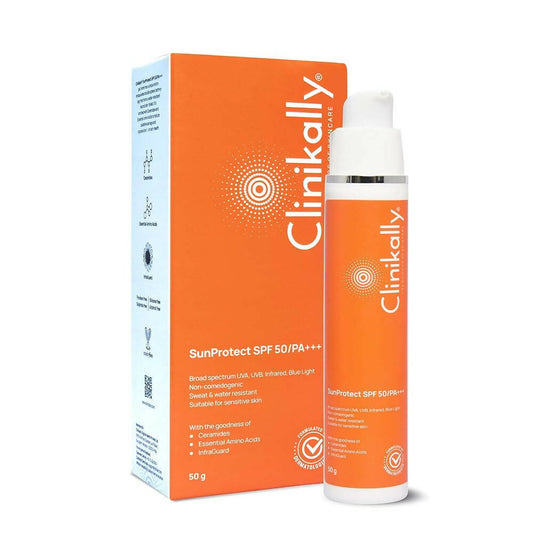 Clinikally SunProtect Sunscreen SPF 50/PA+++ - usa canada australia