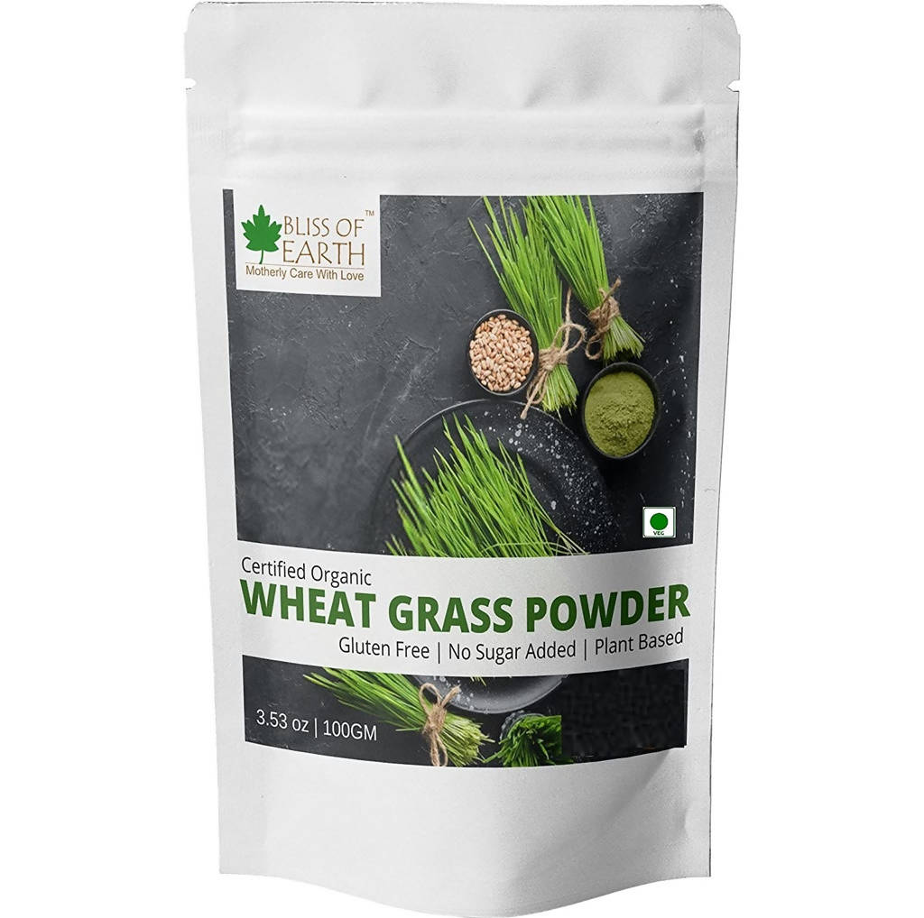 Bliss of Earth Certified Organic Wheat Grass Powder - buy in USA, Australia, Canada