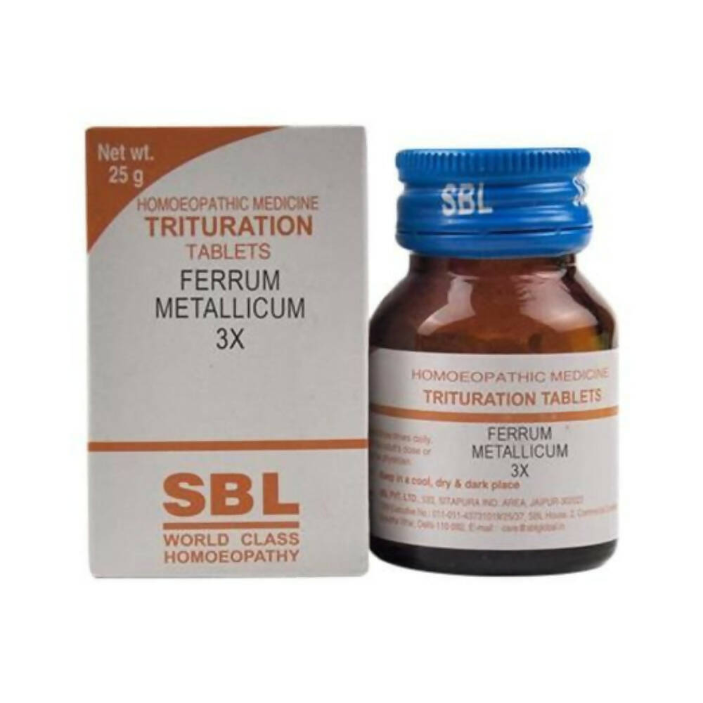 SBL Homeopathy Ferrum Metallicum Trituration Tablets - BUDEN