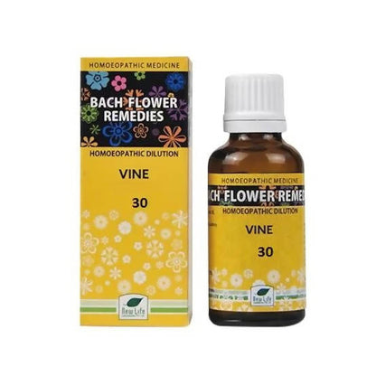 New Life Homeopathy Bach Flower Remedies Vine 30 Dilution