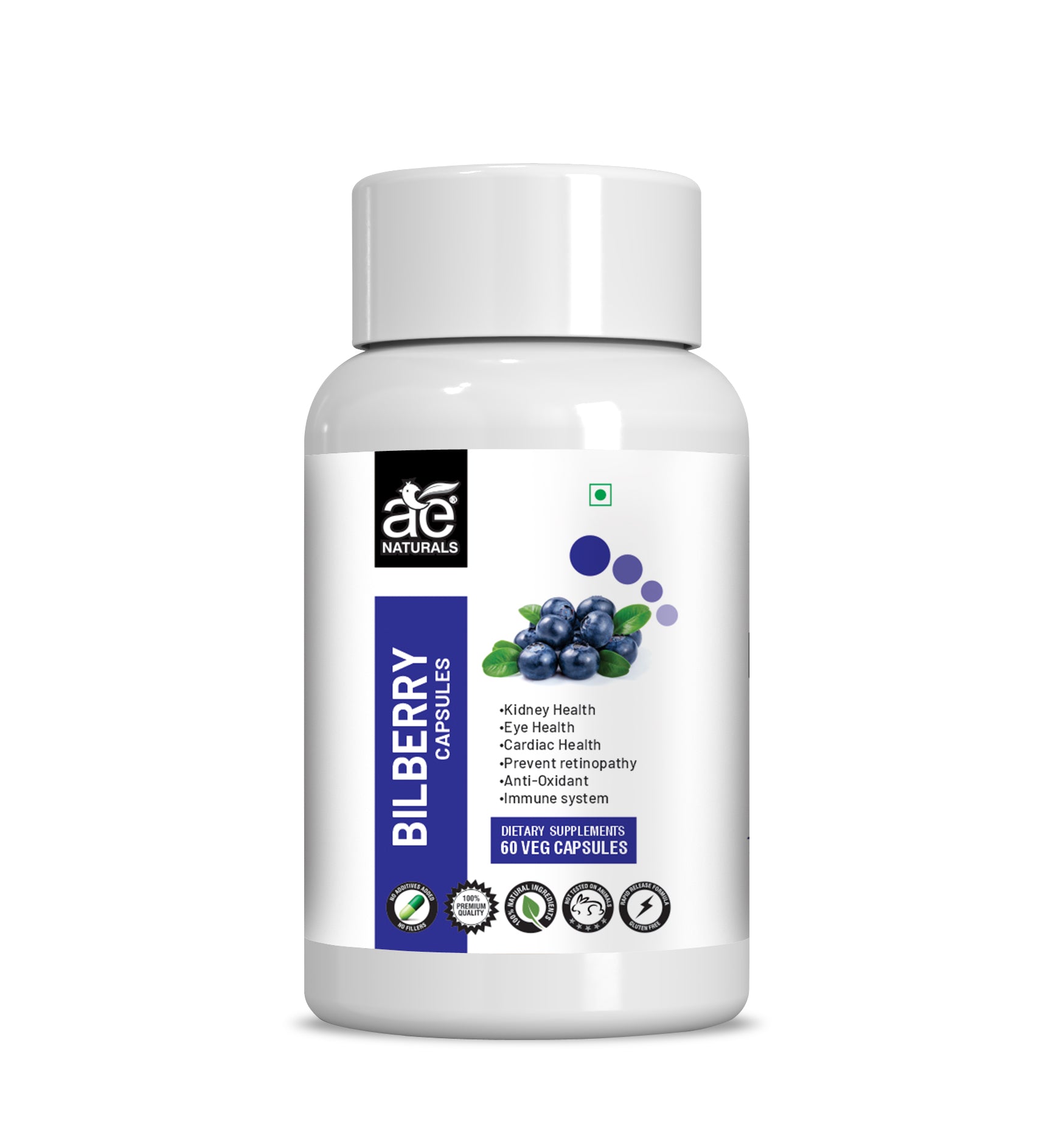 Ae Naturals Bilberry Capsules -  usa australia canada 