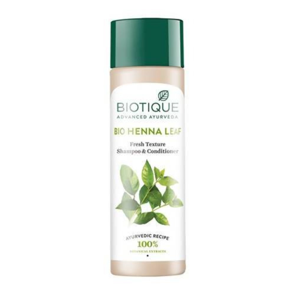 Biotique Bio Henna Leaf Fresh Texture Shampoo and Conditioner