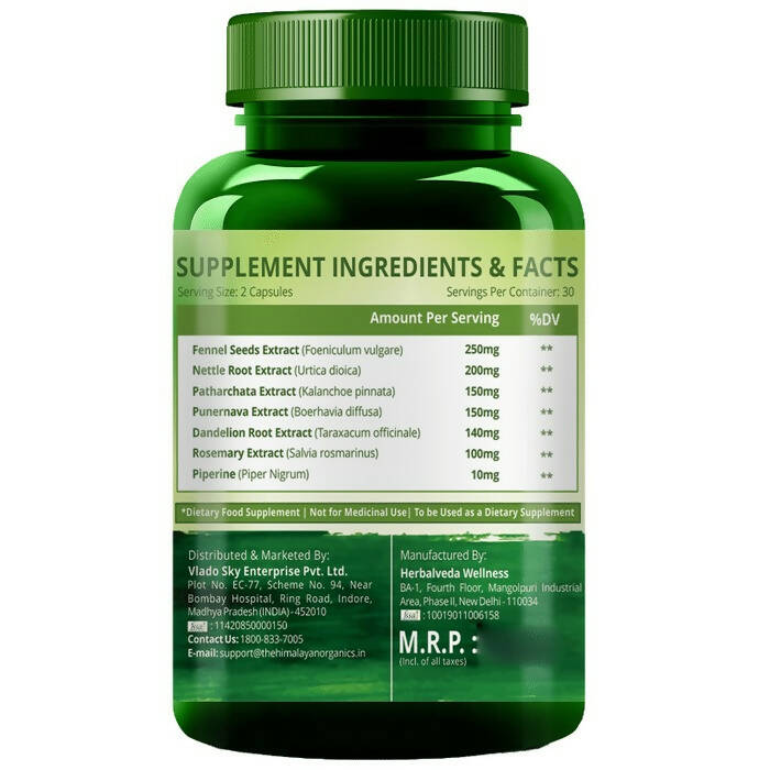 Himalayan Organics Plant - Based Kidney Support Capsules