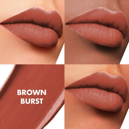 Lakme Cushion Matte Lipstick - Brown Burst