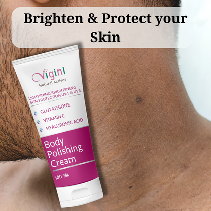 Vigini Whitening Lightening Body Polishing Day Night Gel Cream