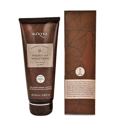 Mantra Herbal Walnut & Wheat Germ Face Scrub For Men