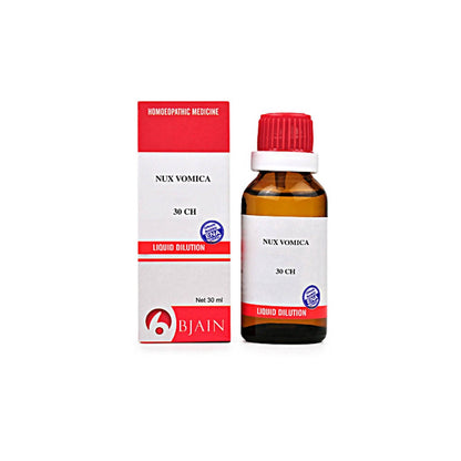Bjain Homeopathy Nux Vomica Dilution 30 CH