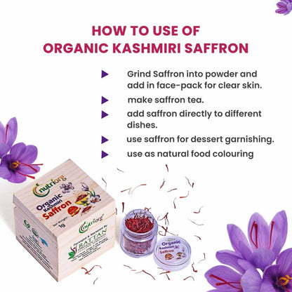 Nutriorg Certified Organic Kashmiri Saffron