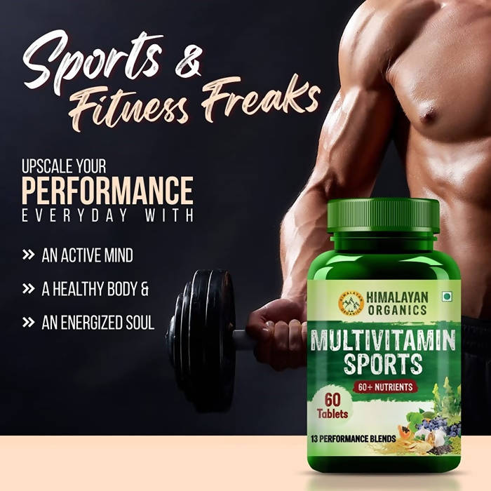 Himalayan Organics Multivitamin Sports 60 + Vital Nutrients Tablets