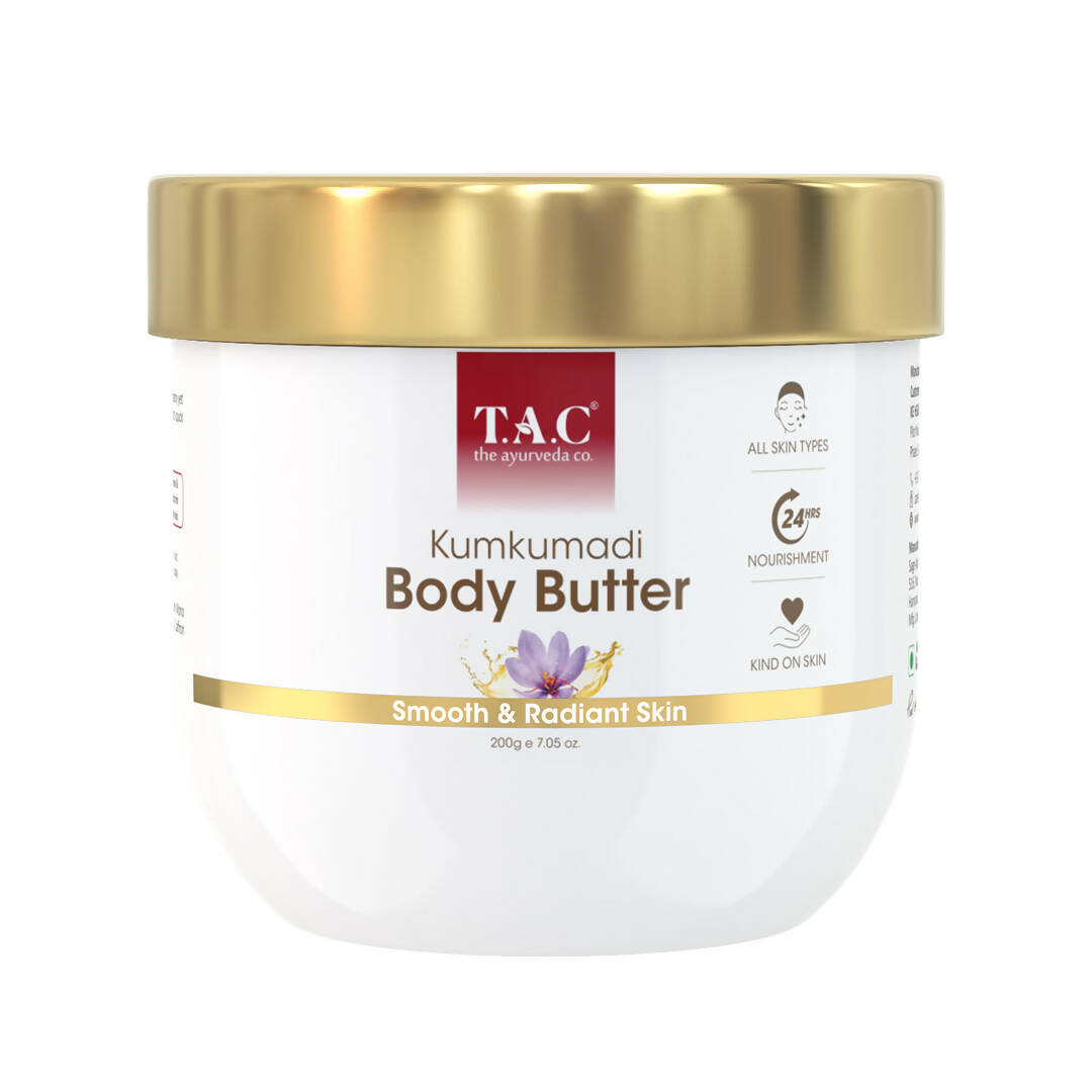 TAC - The Ayurveda Co. Kumkumadi Body Butter With Sandalwood, Saffron & Shea Butter - BUDNE