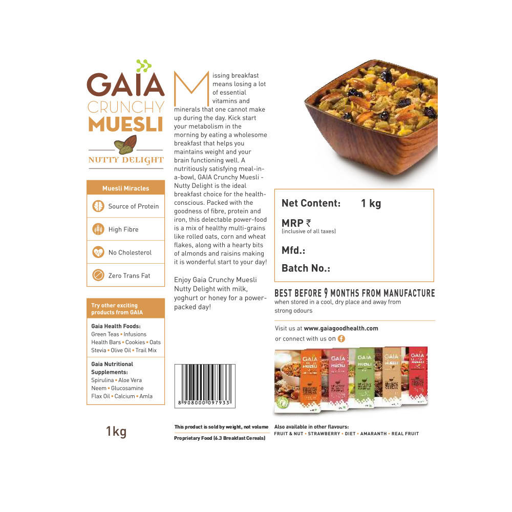 Gaia Crunchy Muesli???Nutty Delight