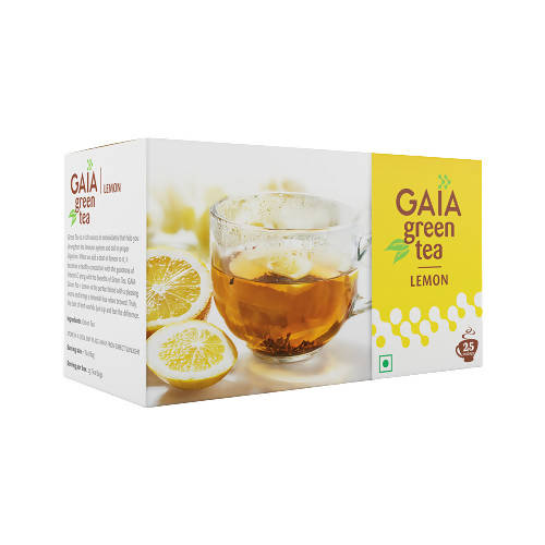 Gaia Green Tea Bags???Lemon - BUDNE
