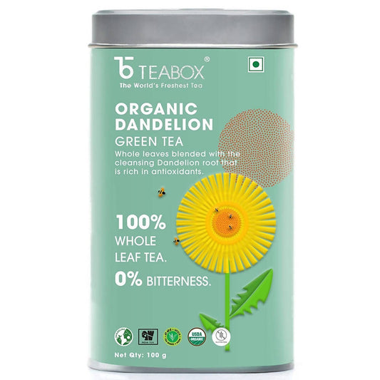 Teabox Organic Dandelion Green Tea Loose Leaves