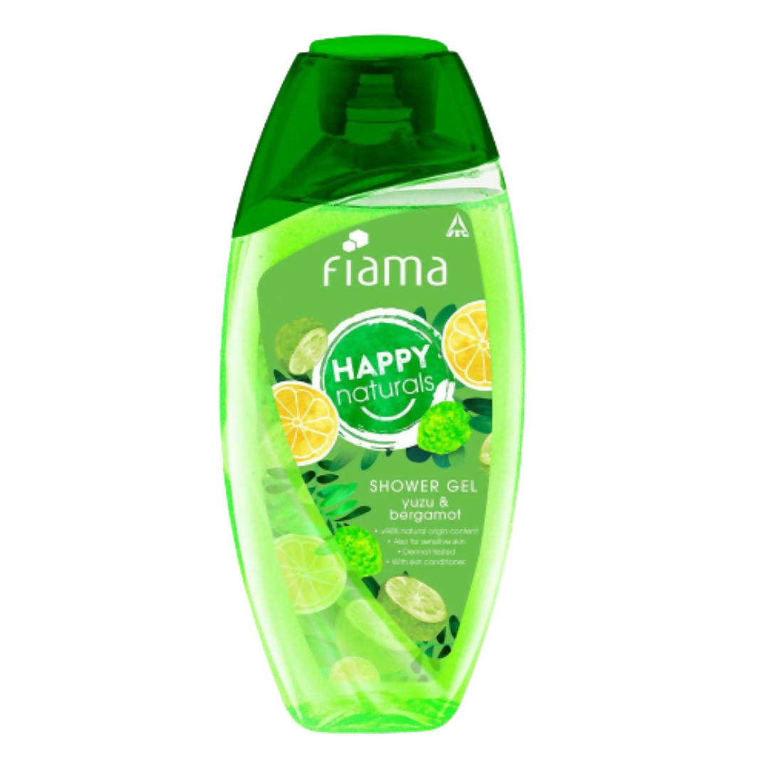 Fiama Happy Naturals Shower Gel With Yuzu And Bergamot - usa canada australia