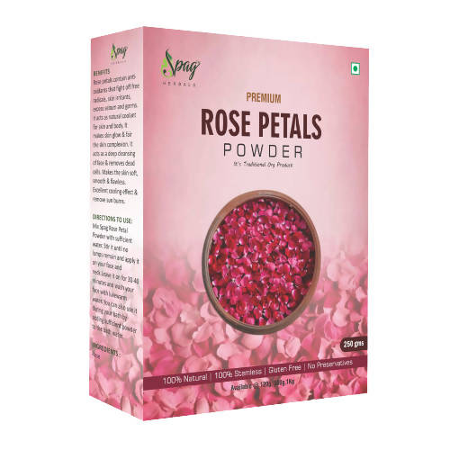 Spag Herbals Premium Rose Petals Powder - BUDNE