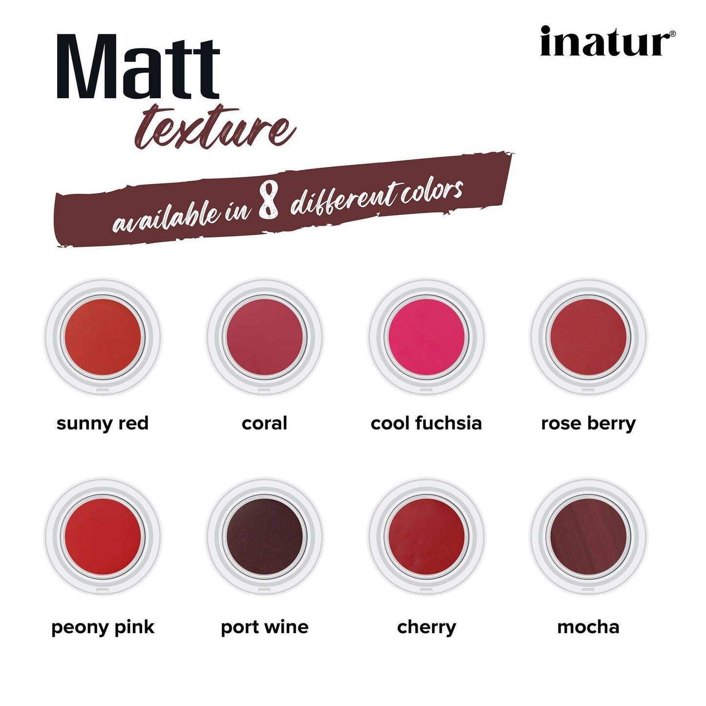 Inatur Lip and Cheek Tint Mocha