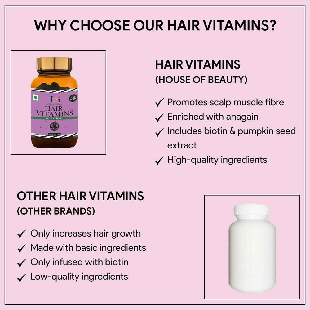 House Of Beauty Hair Vitamins Tablets