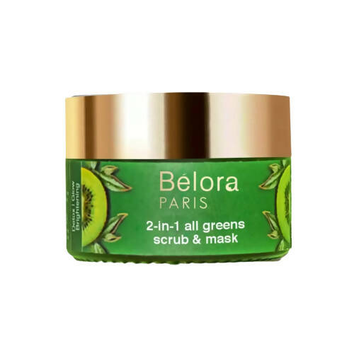 Belora Paris 2 in 1 All Greens Scrub & Mask - BUDEN