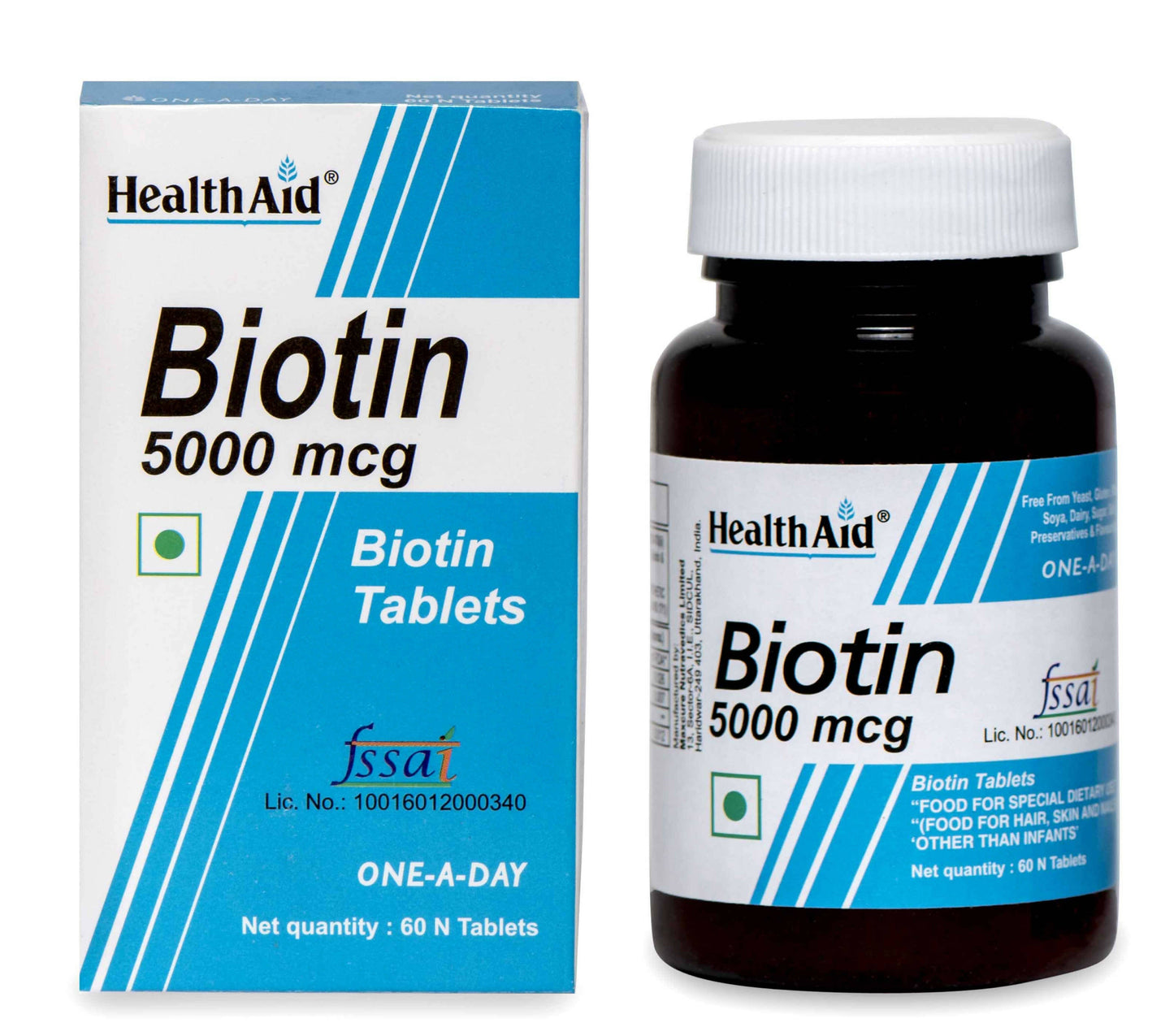 HealthAid Biotin 5000 mcg Tablets - BUDEN