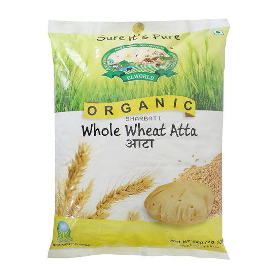 El World Organic Sharbati Whole Wheat Atta -  USA, Australia, Canada 
