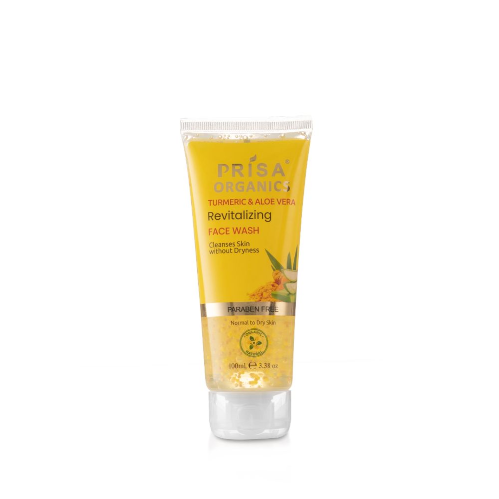 Prisa Organics Turmeric & Aloe Vera Revitalizing Face Wash - BUDNEN