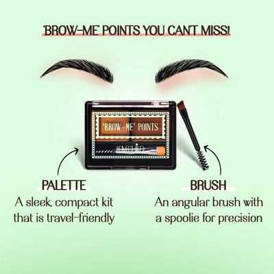 LoveChild By Masaba Gupta Brow - Me Points Brow Binge Palette