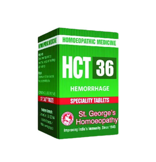 St. George's Homeopathy HCT 36 Tablets
