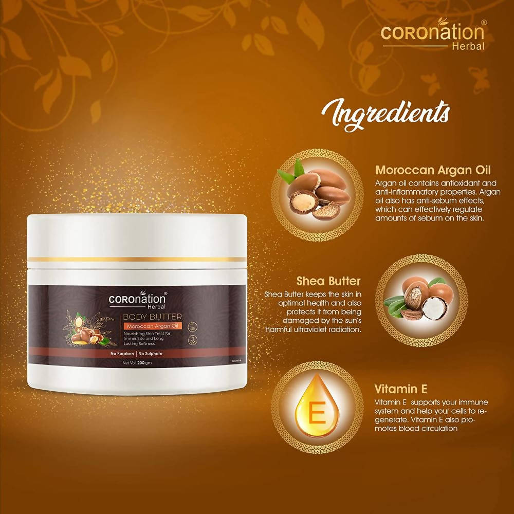 Coronation Herbal Moroccan Argan Oil Body Butter