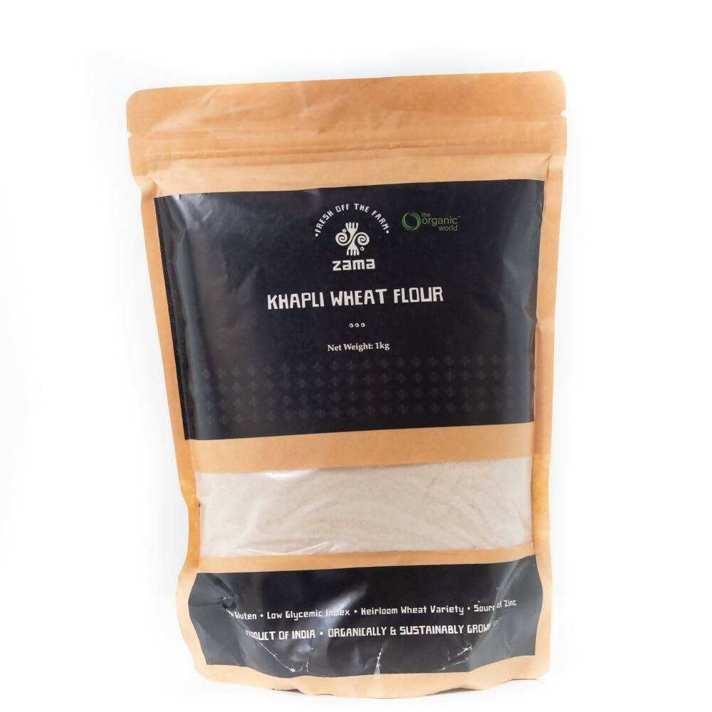 Zama Organics Khapli Wheat Flour - BUDNE