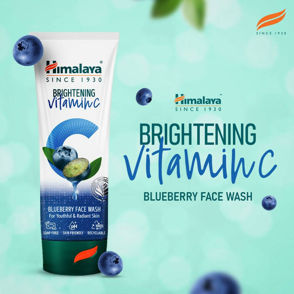 Himalaya Herbals Brightening Vitamin C Blueberry Face Wash
