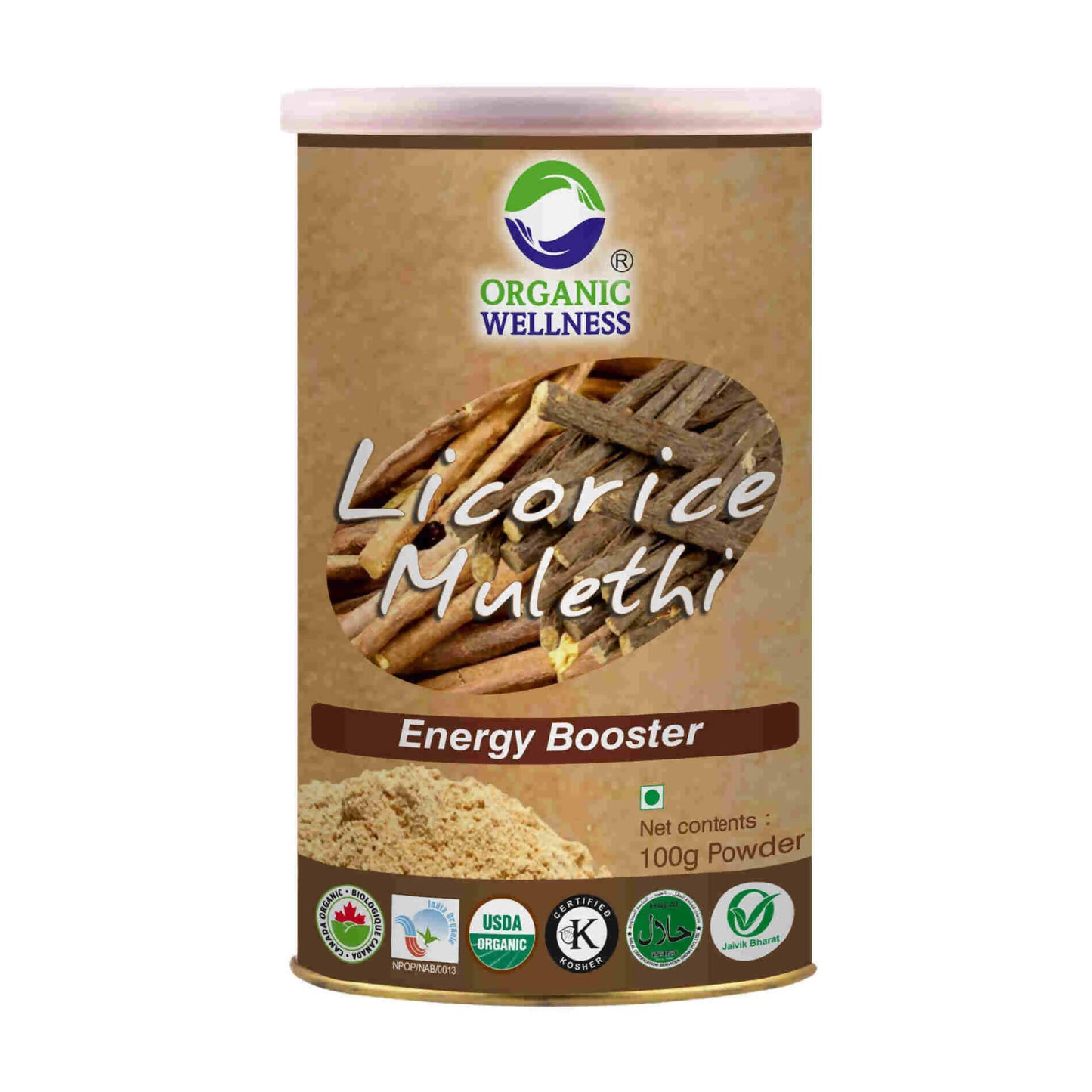 Organic Wellness Licorice Mulethi Powder - BUDEN