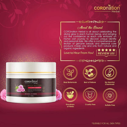 Coronation Herbal Pink Rose Body Butter