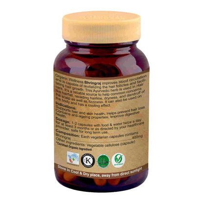 Organic Wellness Bhringraj Vegetarian Capsules