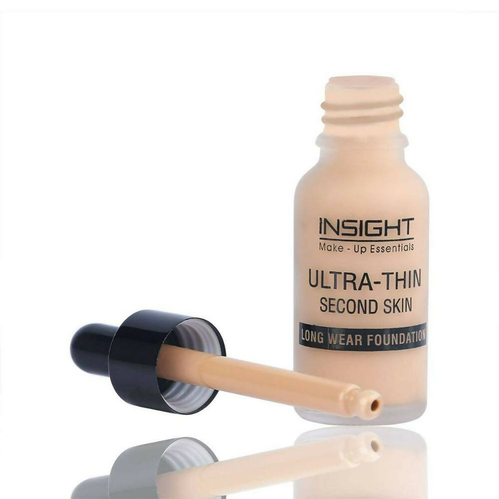 Insight Cosmetics Ultra-Thin Second Skin Long Wear Liquid, Creamnatural Foundation - Golden Honey