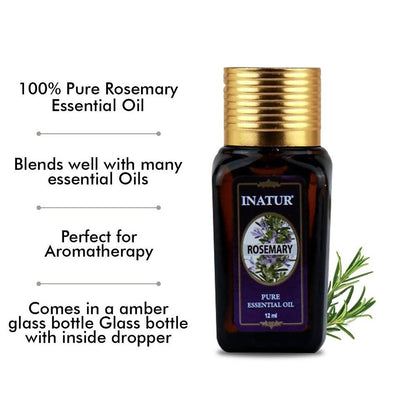 Inatur Rosemary Pure Essential Oil