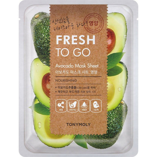 Tonymoly Fresh To Go Avocado Mask Sheet Nourishing - BUDEN