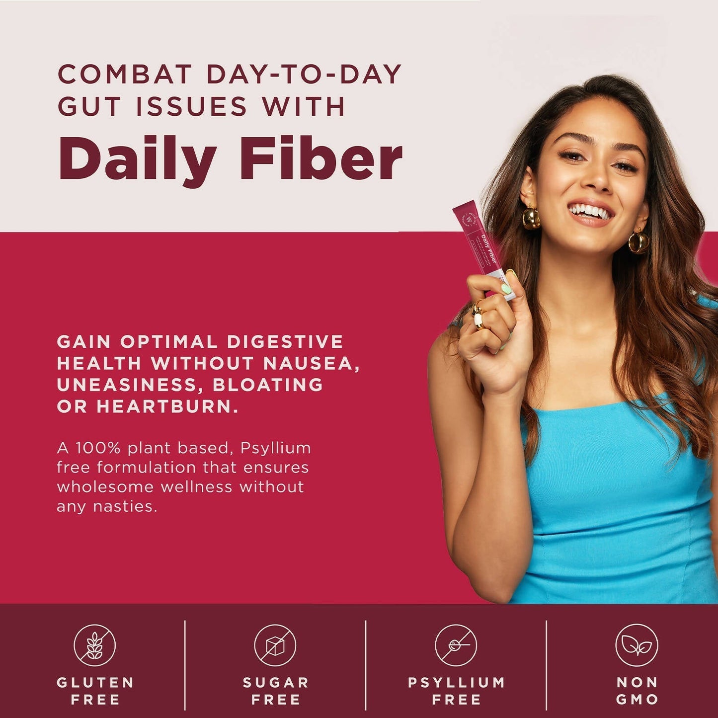 Wellbeing Nutrition Daily Fiber Powder-Vanilla Berry Flavor