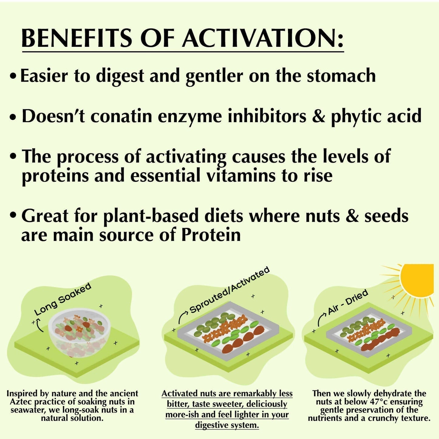 D-Alive Activated/Sprouted Walnuts - Mildly Salted