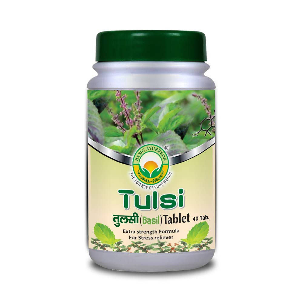 Basic Ayurveda Tulsi (Basil) Tablet