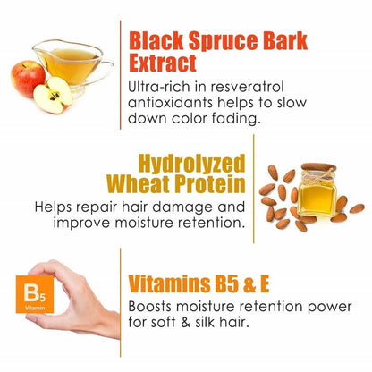 Wow Skin Science Black Spruce Bark Extract, Vitamin B5 & E Hair Mask