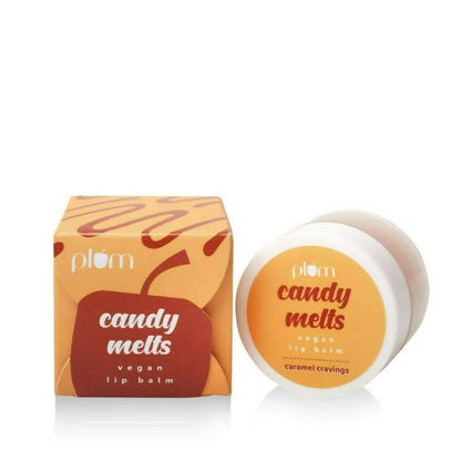 Plum Candy Melts Vegan Lip Balm Caramel Cravings - BUDNE