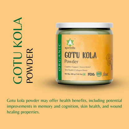 Ayurvedix Organic Gotu Kola Leaf Extract Powder