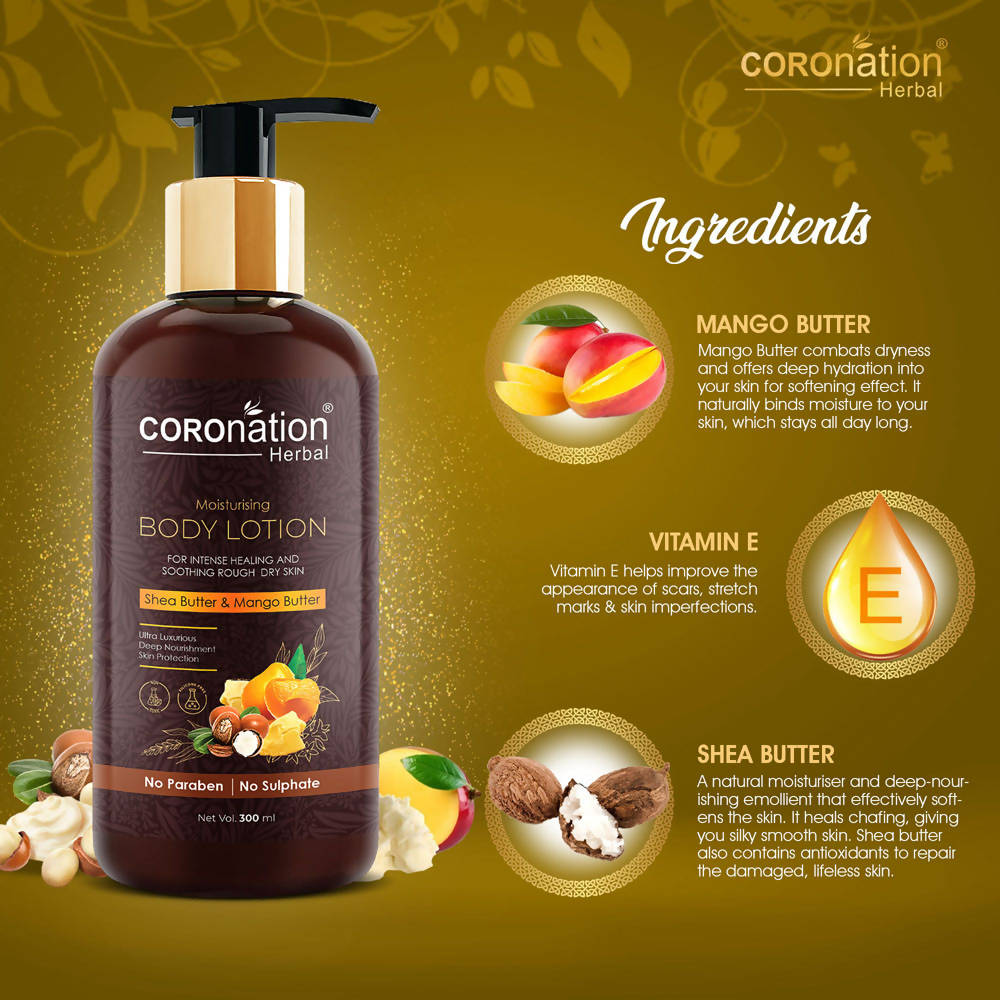 Coronation Herbal Shea Butter & Mango Butter Body Lotion